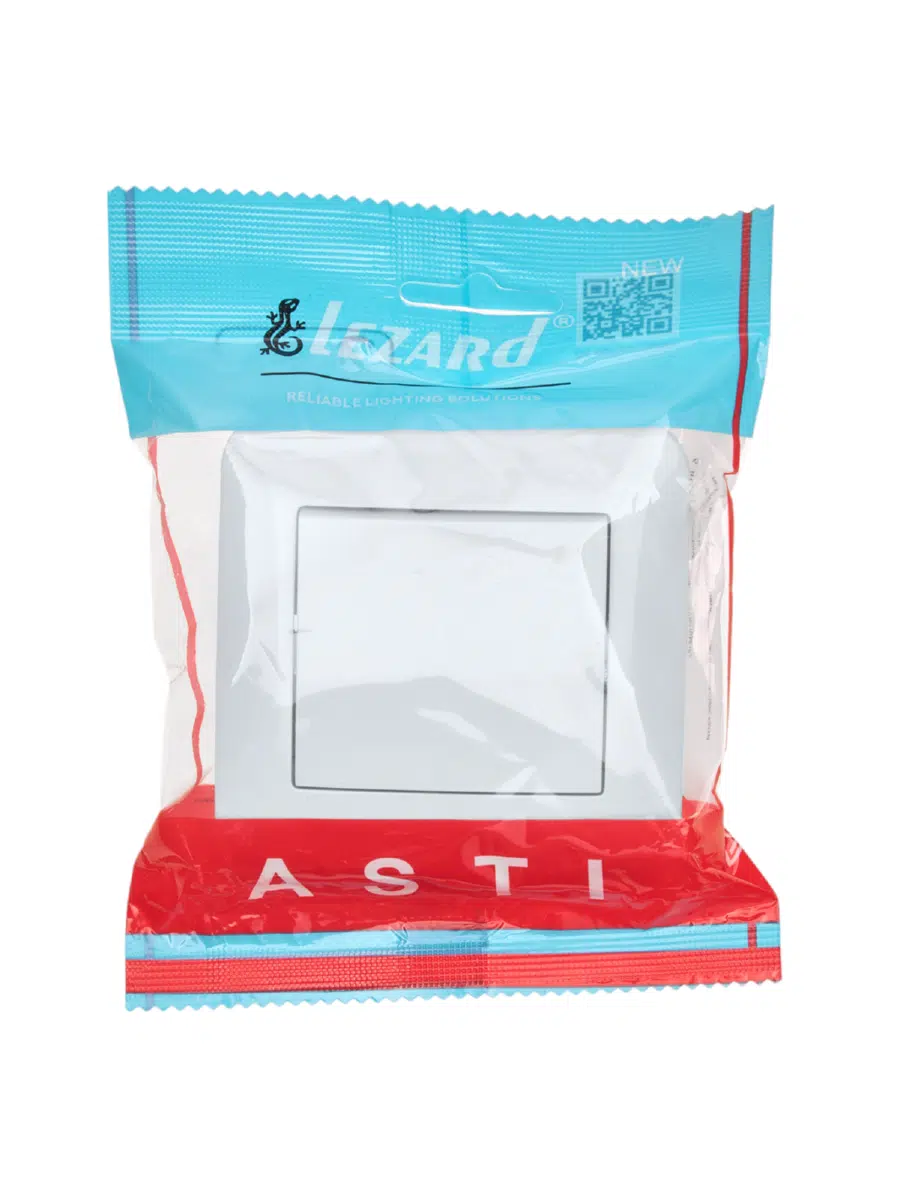 ASTI Выключатель белый LEZARD 7081-0202-100