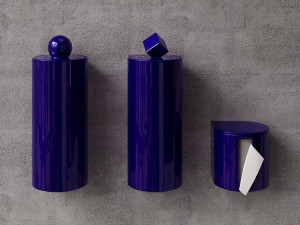 Держатель для туалетной бумаги, туалетная щетка и мусорное ведро