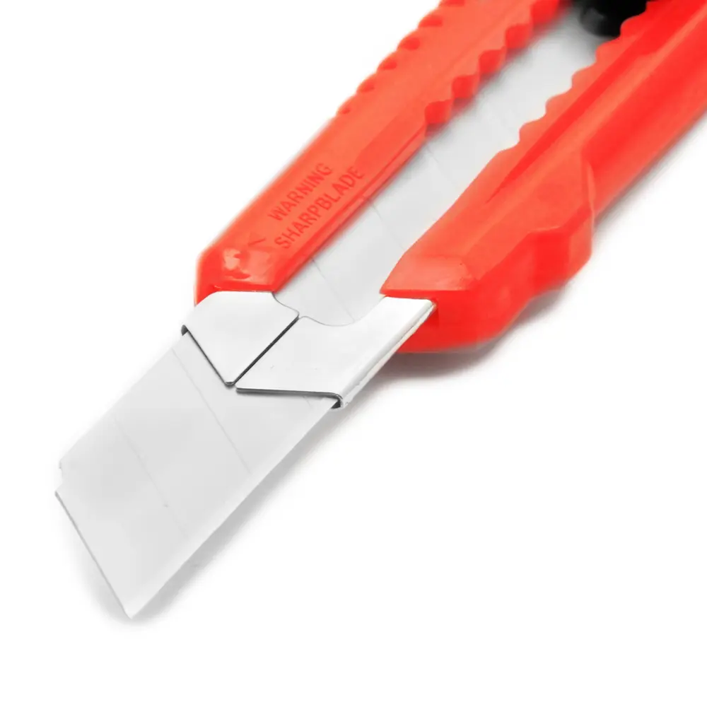 Нож строительный Vira Pushlock усиленный пластиковый корпус сегментное лезвие 18 мм STLM-2027856 - Вид №3