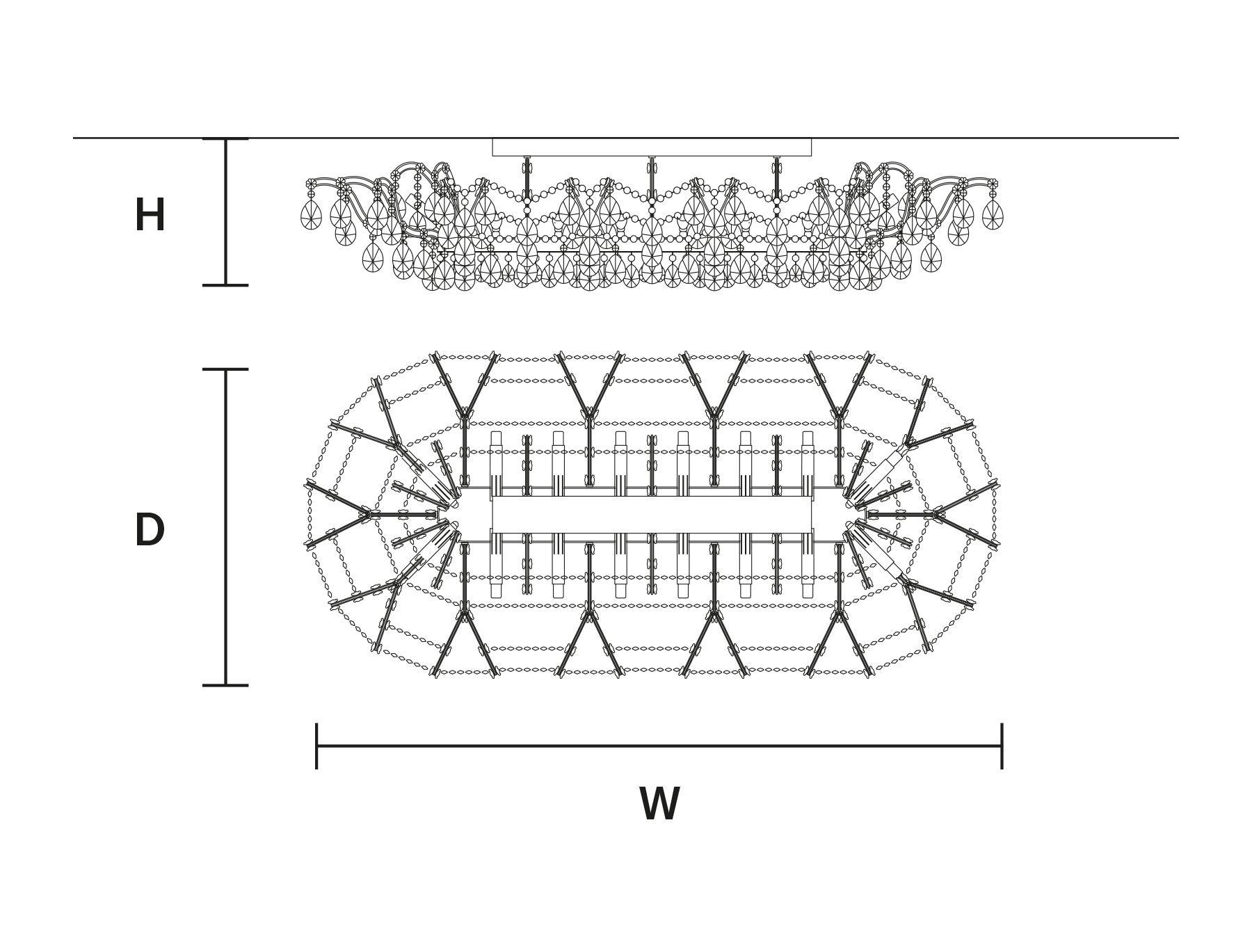 Потолочный светильник с кристаллами Masiero Aqaba ARCH-00072574 - Вид №1