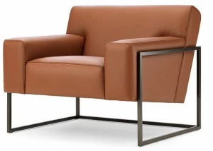 LEOLUX LX Кожаное кресло с салазками и подлокотниками Lx382 382-100