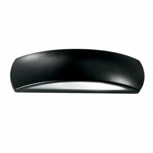 Уличный настенный светильник 8х10х33 см черный Giove AP1 Nero Giove AP1 IDEAL LUX GIOVE 00-3897550 Прозрачный;черный