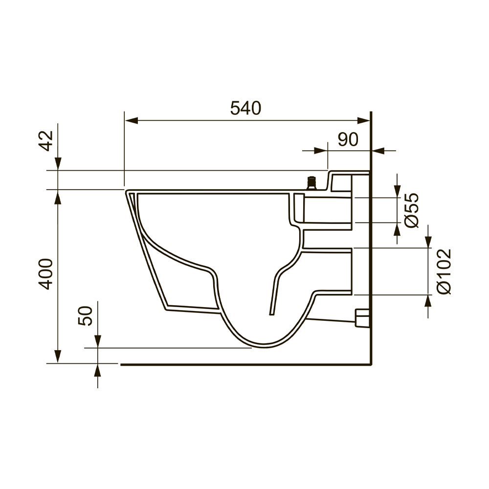 9700204 Унитаз-биде Tece  - Вид №1