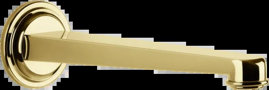 Носик для умывальника 65102 246 Gessi Venti20 ЗОЛОТОЙ PVD