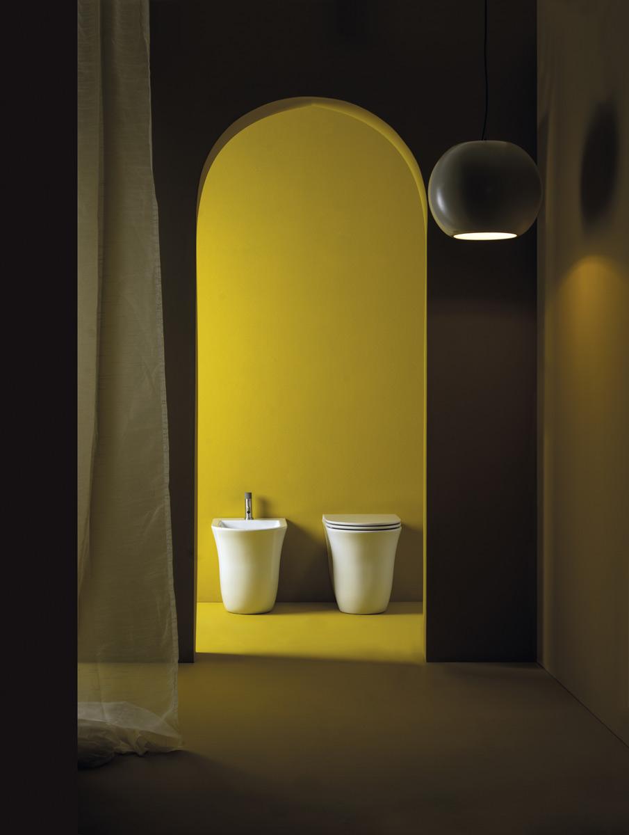 FLBI0115 Напольное биде приставное GSG CERAMIC Flut - Вид №2