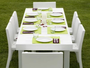 VONDOM Раздвижной садовый стол из смолы Jut