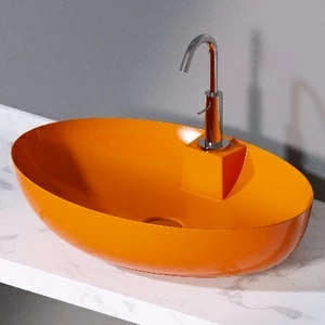 L604114 Накладная раковина на столешницу  овальная A. e T. Italia ELITE