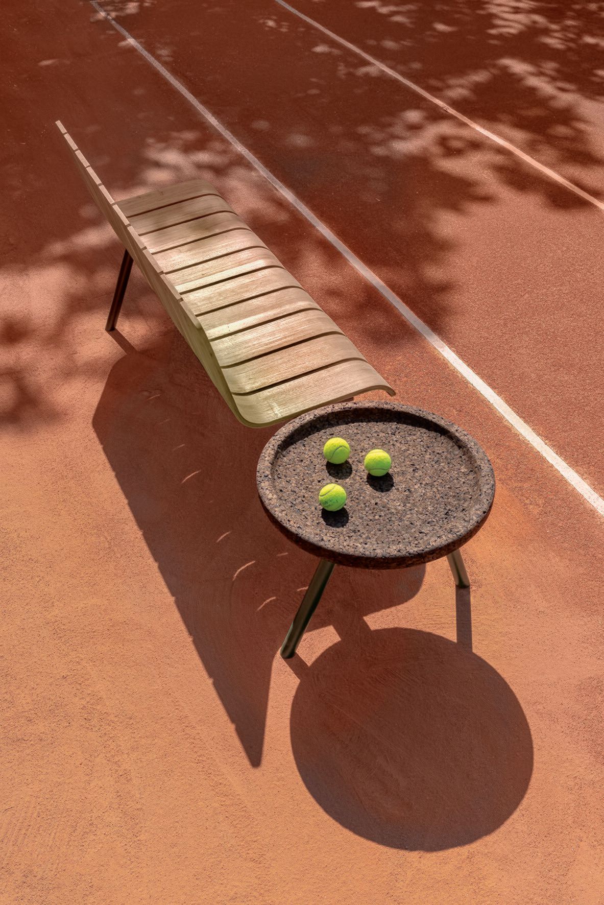 Алюминиевая и деревянная скамья со спинкой Ethimo Ace ARCH-00122616 - Вид №2