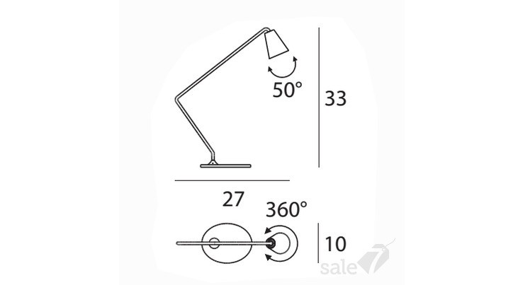 Linea Light 7279 Conus LED Mini лампа настольная 91045 - Вид №2