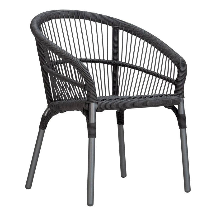 Полипропиленовый садовый стул с подлокотниками JANUS et Cie ARCH-00035445 - Вид №9