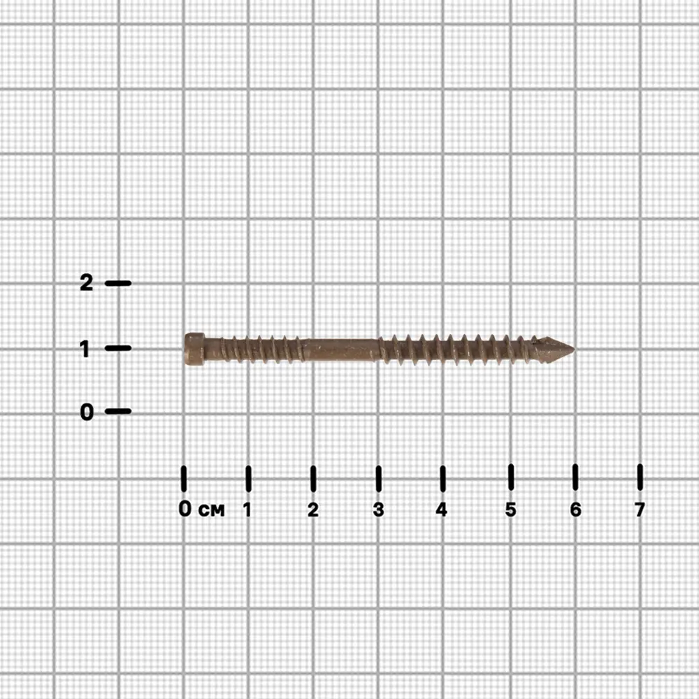Гвозdeck — скрытые саморезы для террасной доски 5×60 мм (100 шт) 89372029 STLM-1578072