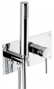 45052CR Emmevi Piper, встраиваемый смеситель для душа с ручным душем, цвет хром