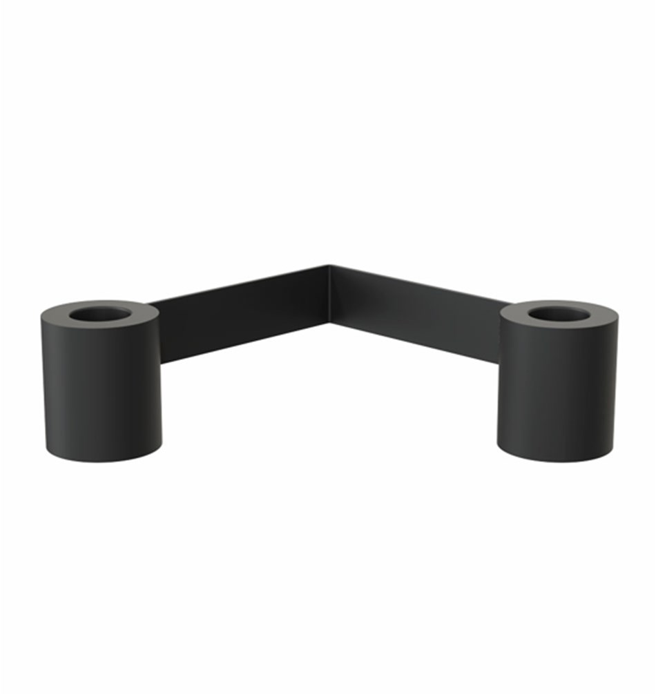 FROST Подсвечник 2005 » черный Нержавеющая сталь Черный N2005-B  - Вид №3