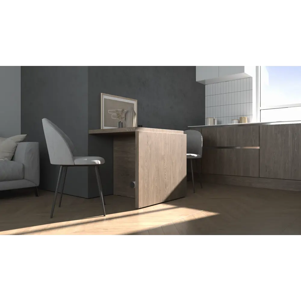 Складная мебельная ножка Edson FL-010 белая стальная 71 см 88110492 STLM-0076854 - Вид №8