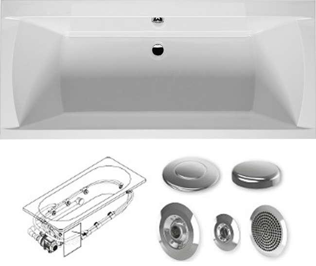 BA7100500000000_hit1 Ванна Riho Julia Santreyd - Вид №2