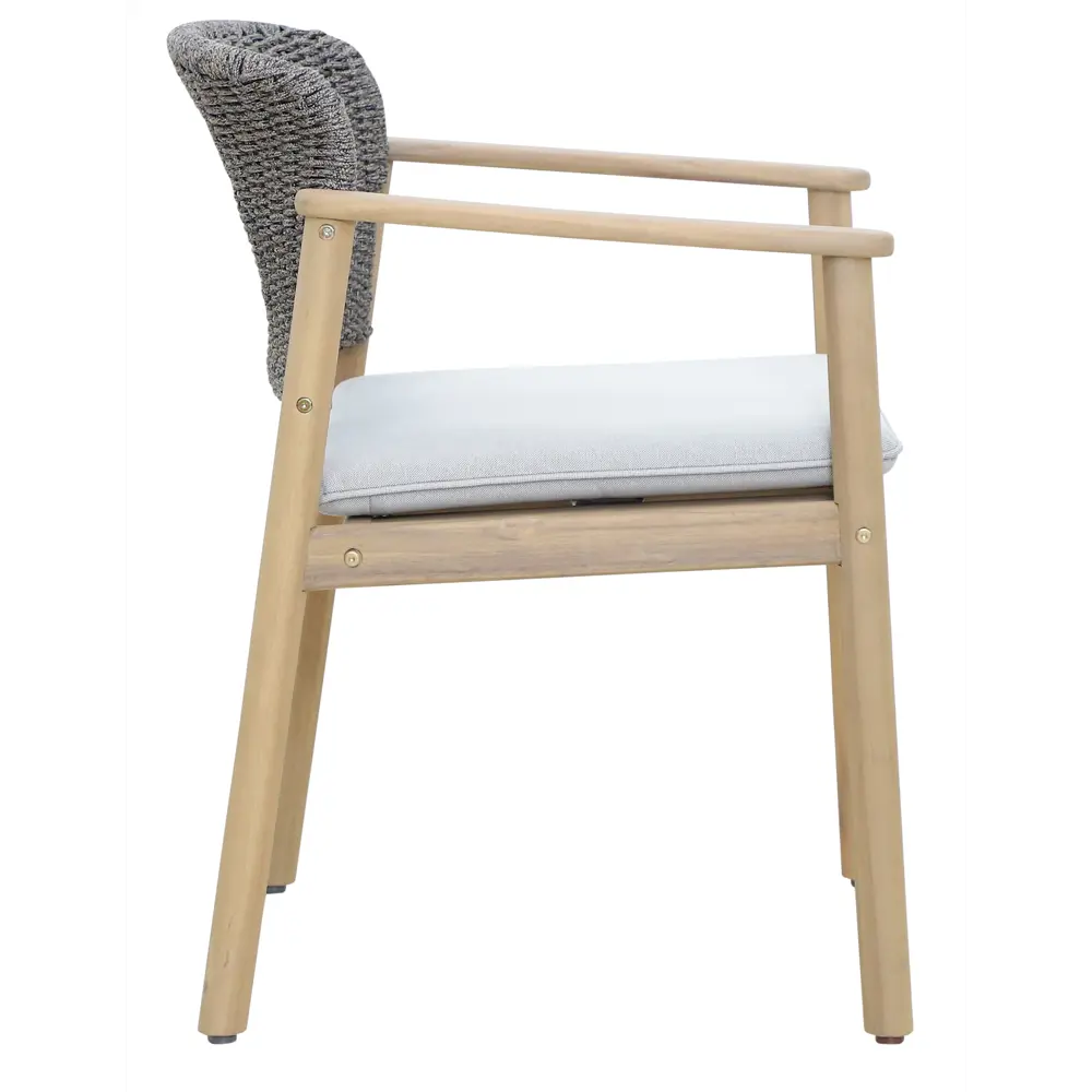 BEGINIA Fisht — садовое кресло из акации с плетением Роуп 89382924 STLM-1572709 - Вид №4