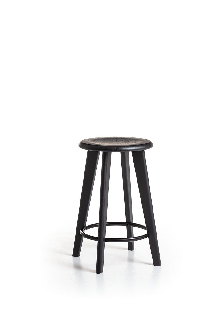 Высокий стул из массива дерева с подставкой для ног SIPA Jolly ARCH-00051635 - Вид №1