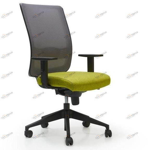 Quinti Sedute Офисное кресло из ткани с 5 спицами на колесиках sun-id-1505578