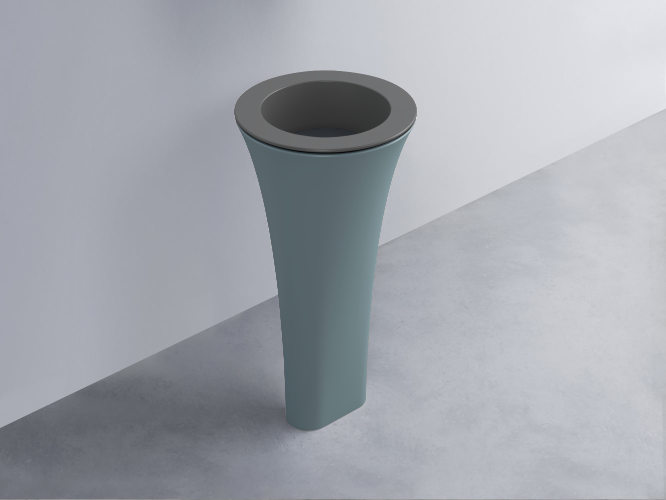 AMLA45-CM+AMPILT-BA+AMCOLT-PL Раковина Amedeo Tondo отдельностоящая cielo Enjoy + Amedeo Ceramica Cielo