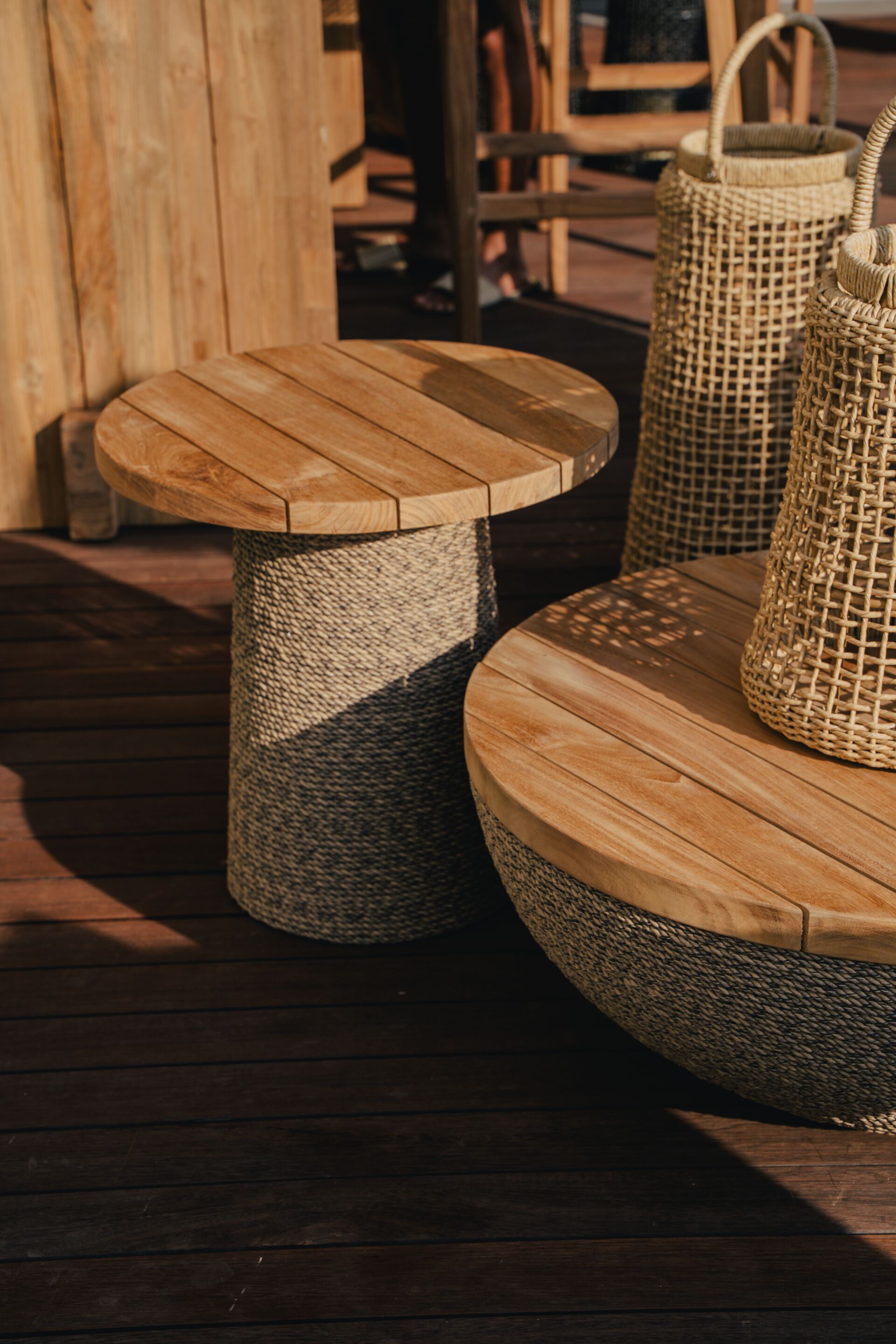 Высокий садовый столик из массива дерева cbdesign Navy ARCH-00100667 - Вид №3