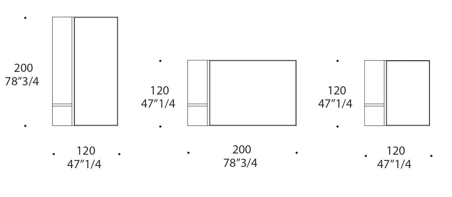 Квадратное настенное зеркало REFLEX Mondrian ARCH-00054414 - Вид №3