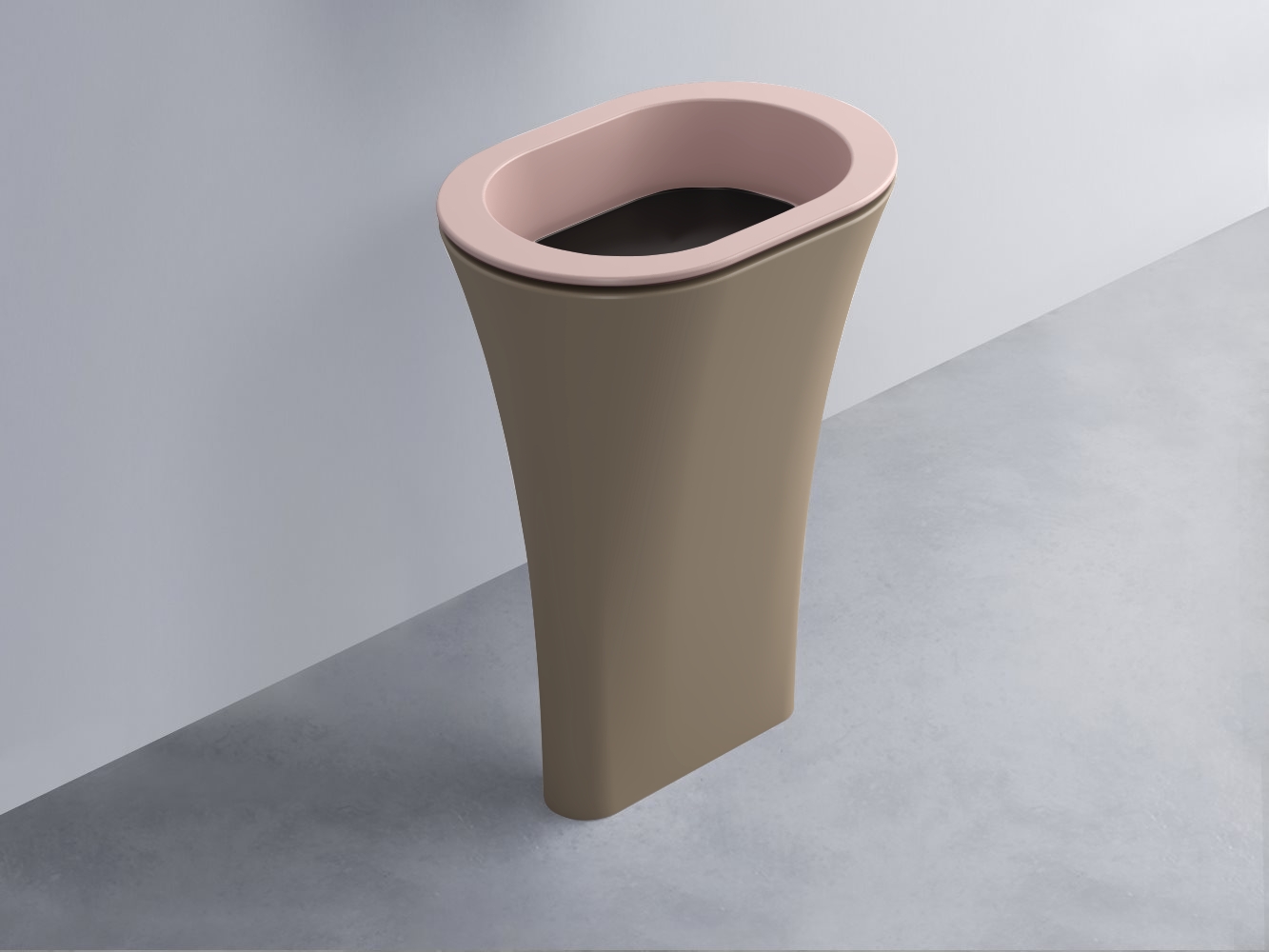 AMLA65-CP+AMPILO-LV+AMCOLO-AN Раковина Amedeo Ovale отдельностоящая cielo Enjoy + Amedeo Ceramica Cielo