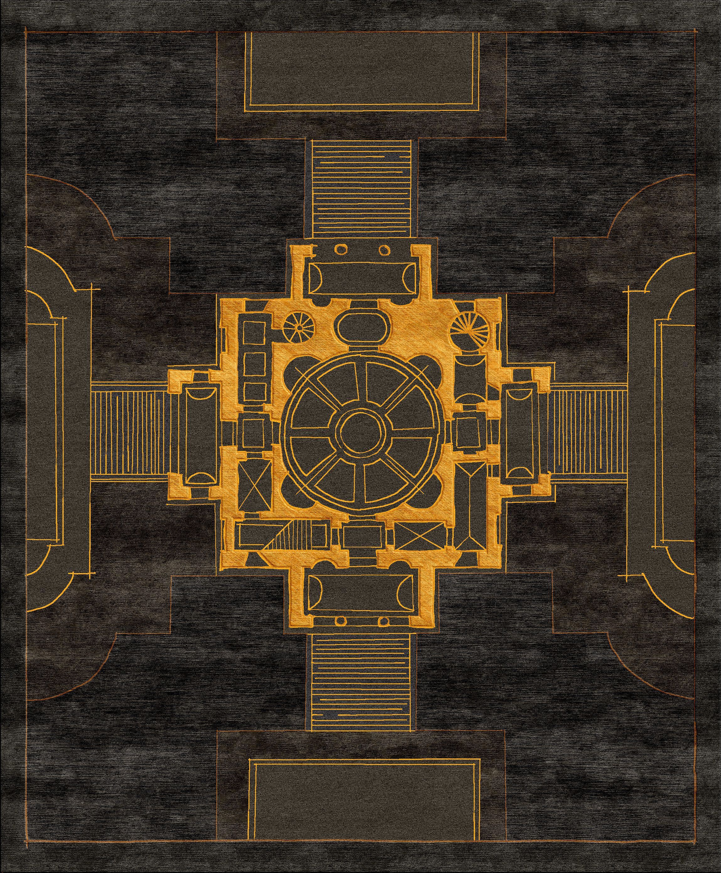 Ковер ручной работы из ткани Loloey Alex Woogmaster ARCH-00120503 - Вид №1