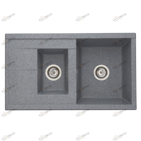 1A716232DE230 Мойка кухонная прямоугольная AQUATON ДЕЛИЯ