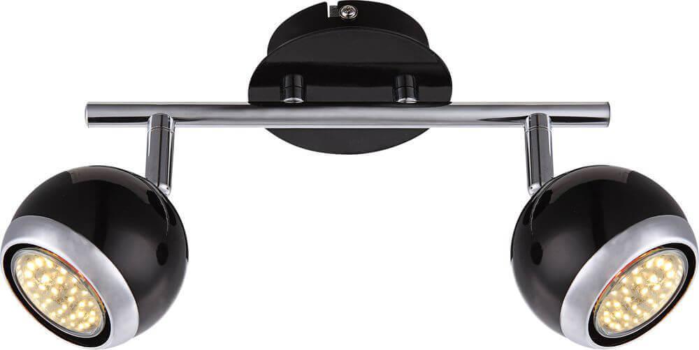 Спот потолочный черный Globo Oman 2 57884-2 GLOBO OMAN 00-3891823 Черный Ceramica Globo - Вид №1