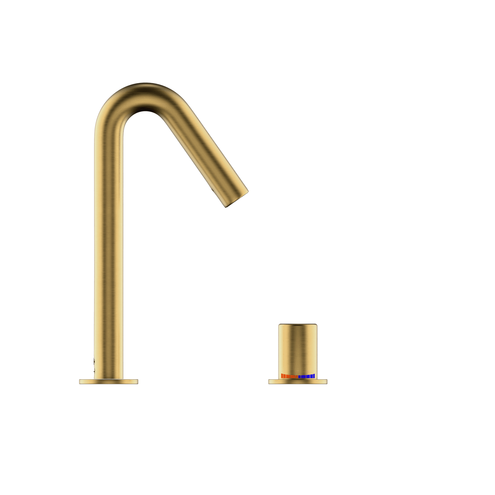 R321-L Сенсорный смеситель с палубным монтажом и рычагом регулировки температуры Duten 