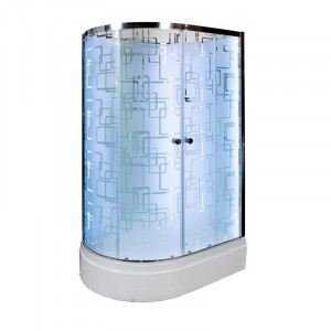 L 920 R N с гидромассажем Душевая кабина DETO Серия L