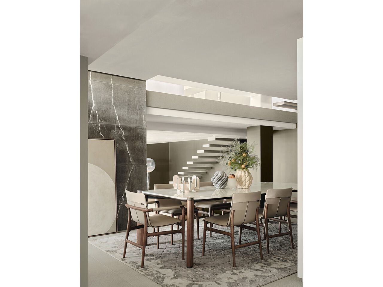 Стул грецкого ореха с подлокотниками Turri NABI ARCH-00043515 - Вид №1