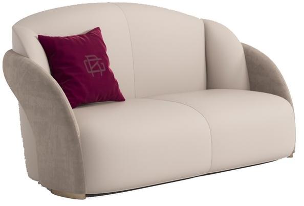 Reiggi 2-х местный кожаный диван Daphne R81s2 - Вид №1