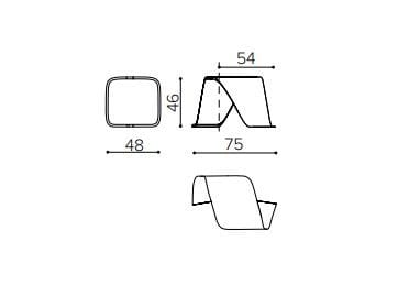 Модульная мягкая скамья True Design ДНК ARCH-00107855 - Вид №8