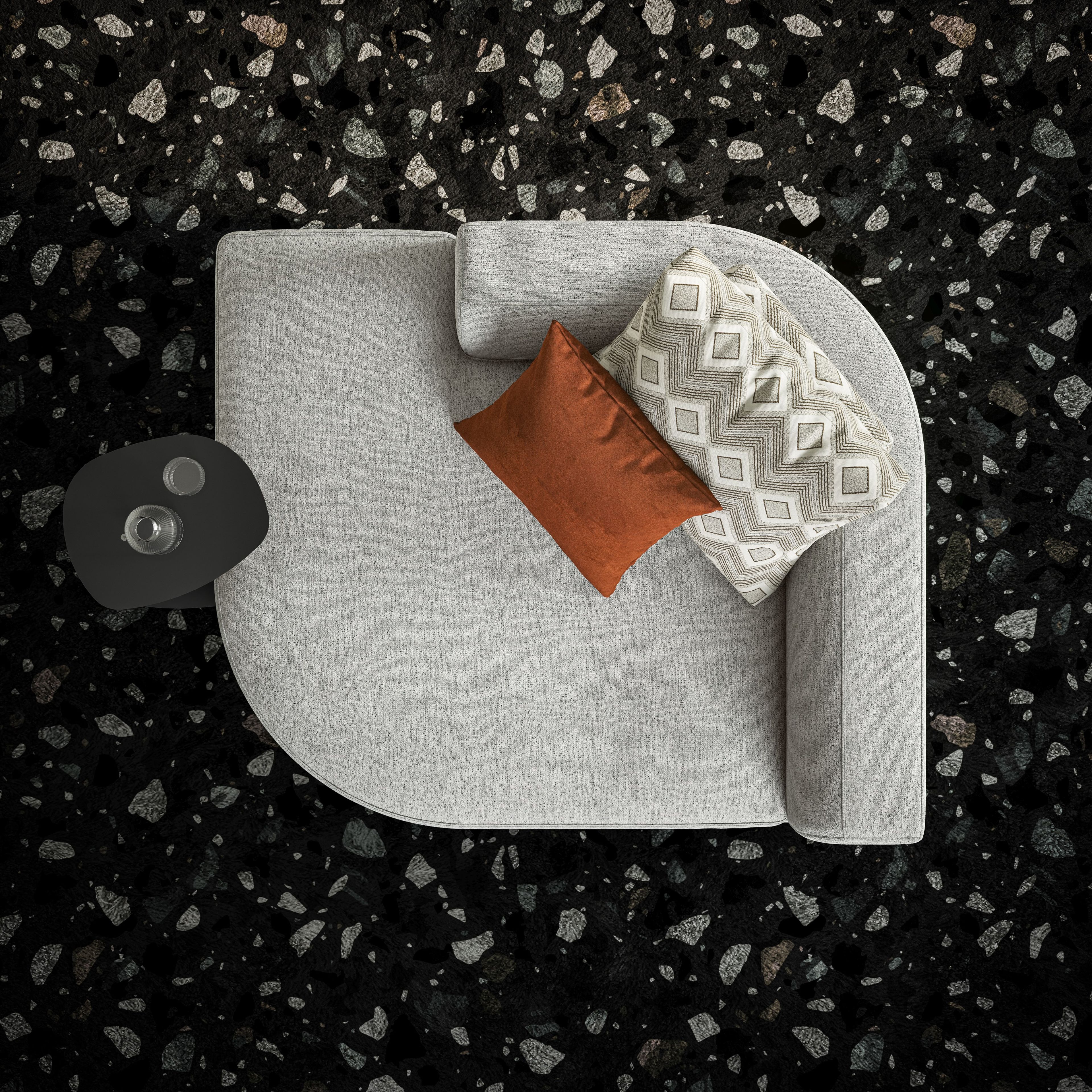 Тканевый диван с полуостровом Liu Jo Living Collection Pixi ARCH-00078655 - Вид №10