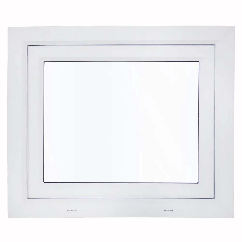 Окно пластиковое ПВХ Deceuninck одностворчатое 670x870 мм (ВxШ) фрамуга двуxкамерный стеклопакет белый/белый STLM-2059786 - Вид №3