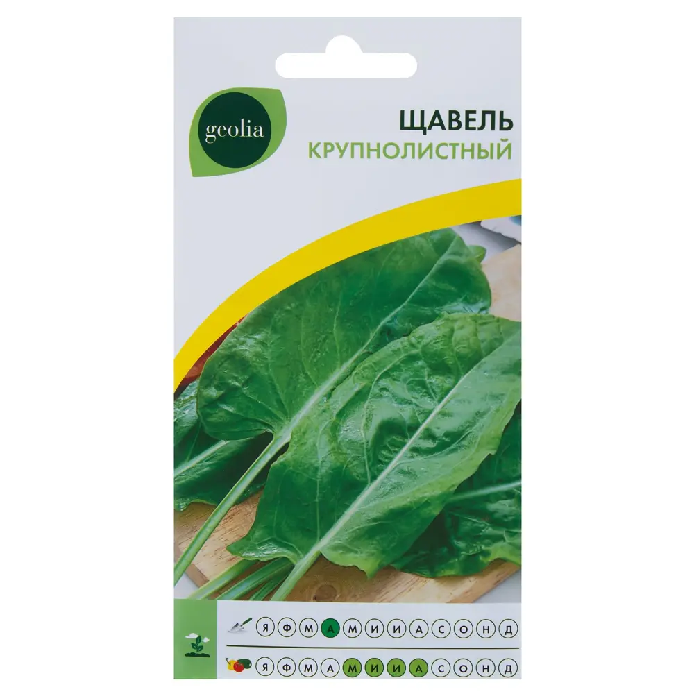 Семена щавеля Geolia Крупнолистовой - многолетний морозостойкий сорт 17584671 STLM-0008320