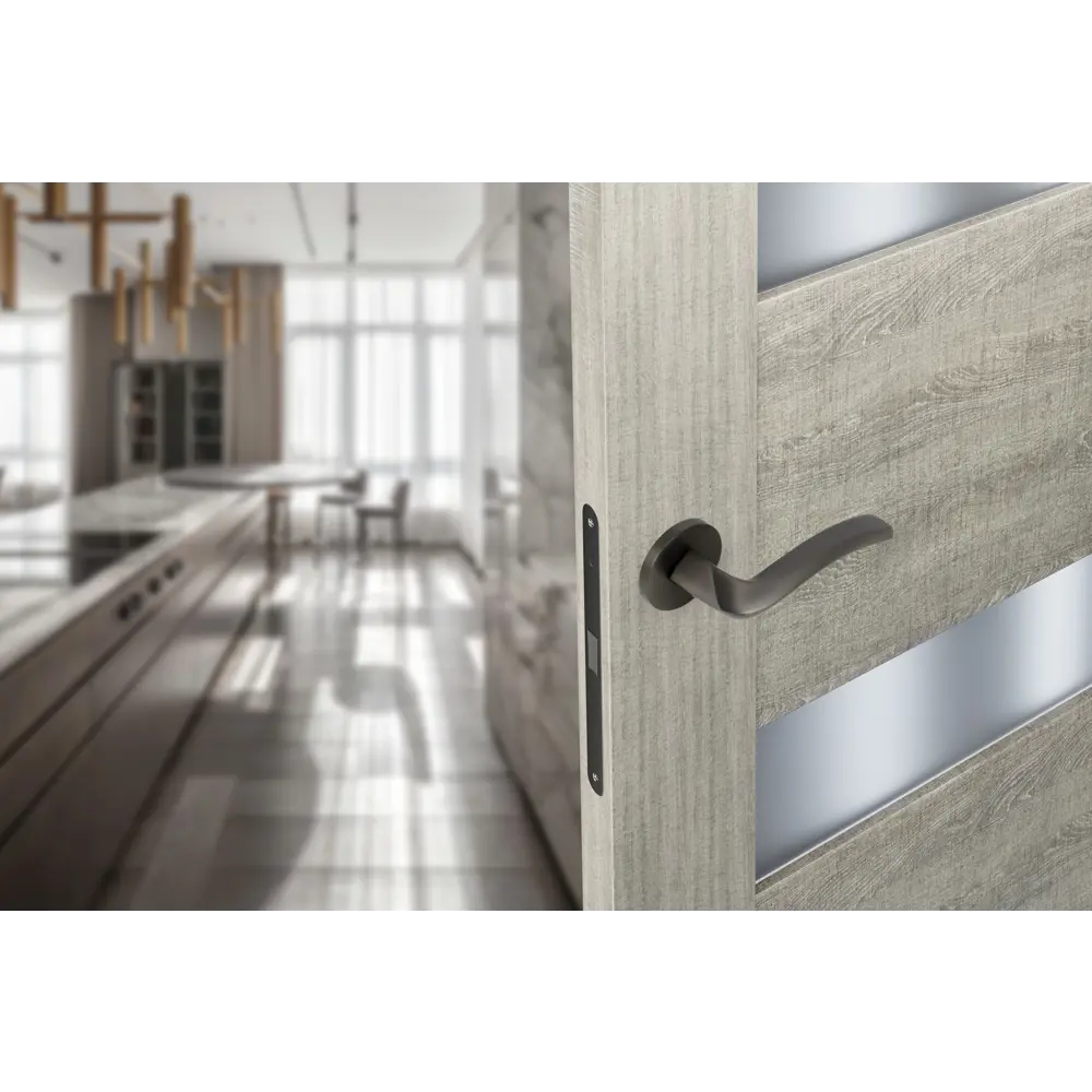 Дверные ручки Edson EDS-88H-R2 в цвете графит 85169310 STLM-0059363 - Вид №6