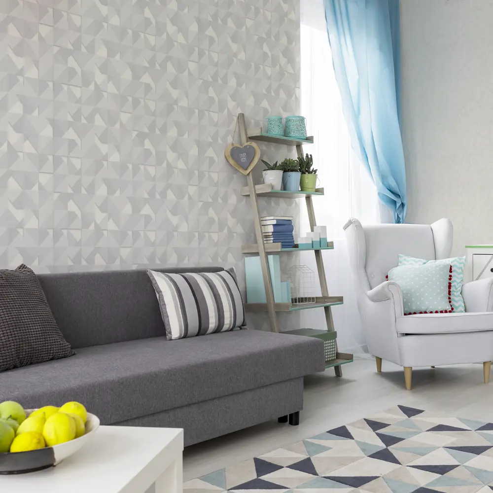 Обои виниловые Аспект Ру Оригами белые 1.06 м 70309-14 STLM-2089168 - Вид №3