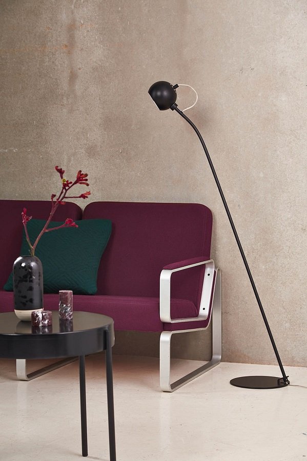 Торшер черный матовый Ball 30700050111 FRANDSEN НЕОБЫЧНЫЕ 00-3948135 Черный  - Вид №1