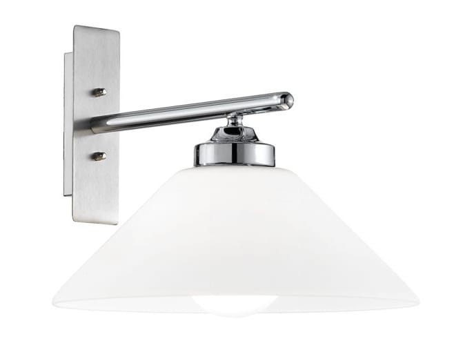 Светодиодный настенный светильник из латуни и стекла с фиксированным кронштейном Cremasco Illuminazione Венецианская традиция ARCH-00103640