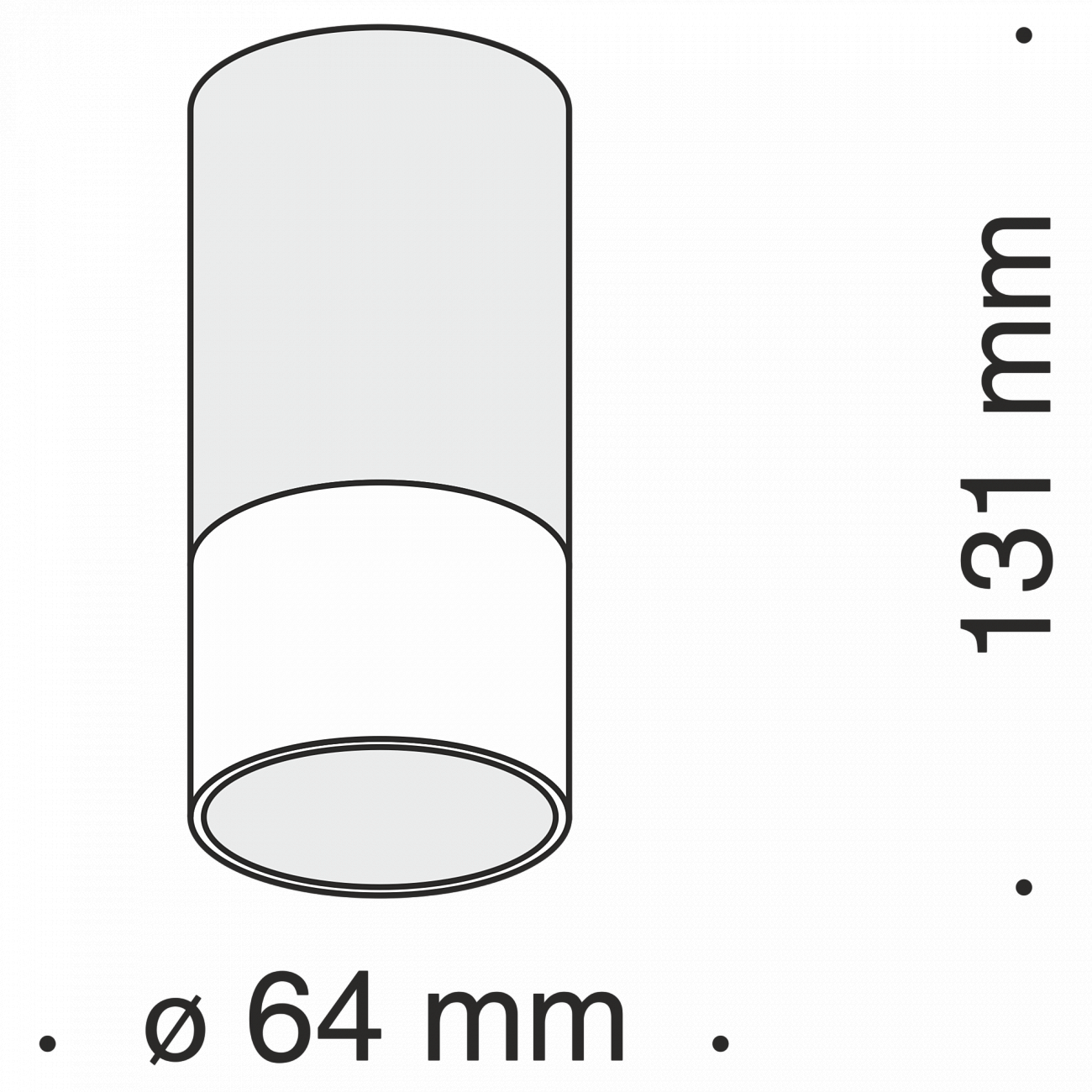 Спот потолочный светодиодный 13 см белый Pauline C007CW-01W TECHNICAL CEILING & WALL 00-3956984 Белый  - Вид №1