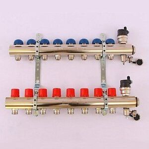 Колл. группа EMMETI TOPWAY 1"xМ 24 х19 8 выходов с термостатическими вентилями