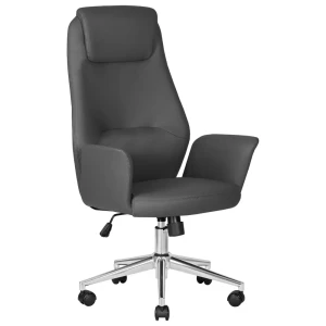 91423811 Офисное кресло Dobrin Colton LMR-126B 65x122.50x65 см искусственная кожа цвет серый STLM-1433828