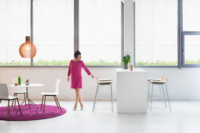 Dauphin Барный стул высокий с подставкой для ног Fiore Fi 7596 - Вид №1