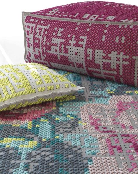 GAN Подушка из шерсти с вышивкой Canevas sun-id-1391230 - Вид №6