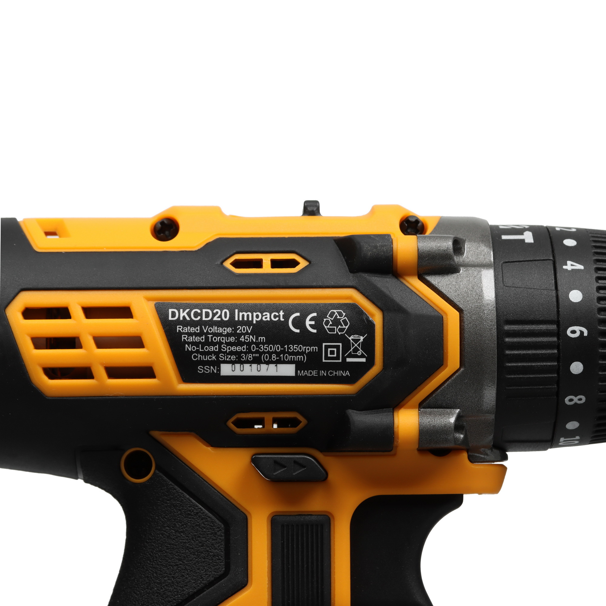 Дрель-шуруповерт DEKO DKCD20 Impact UNV 20V 9019127 STDN-0104765 - Вид №3