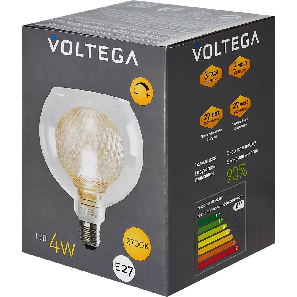 Филаментная лампа Voltega 8546 с ретро-дизайном и теплым светом 89376374 STLM-1517337 - Вид №2