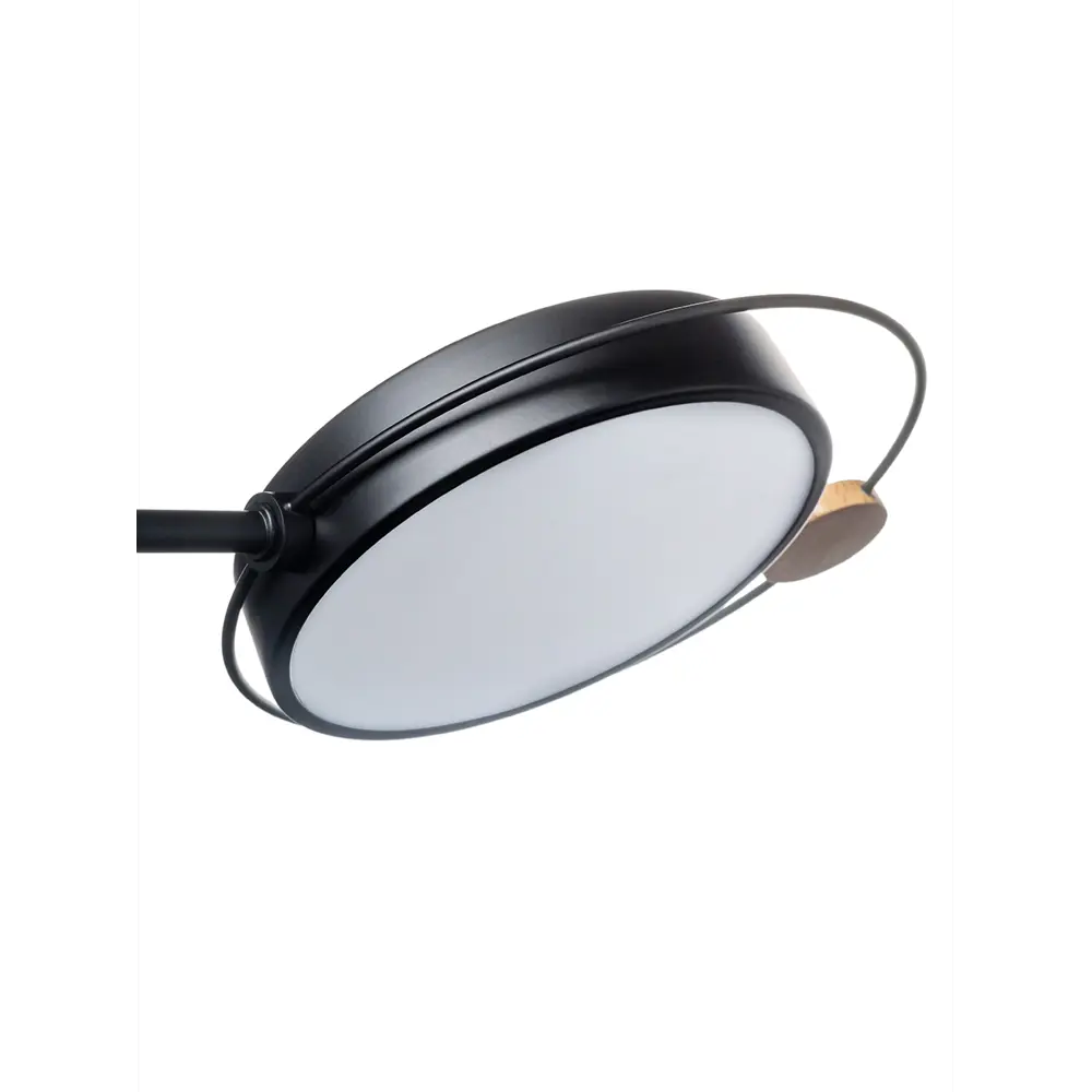 Люстра потолочная светодиодная Lamplandia Bergen Black L1479 с пультом управления, 15 м²,регулируемый белый свет, цвет черный STLM-2112559 - Вид №6