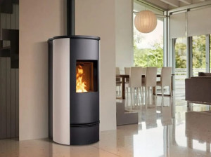 Стальная пеллетная печь класса A+